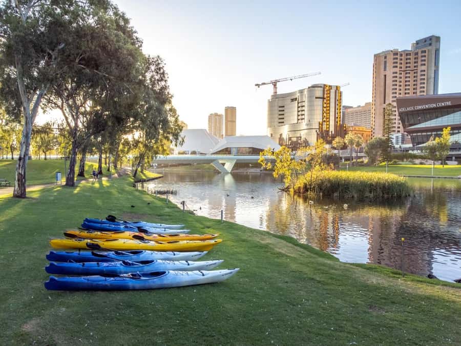 Adelaide: City Kayaking Experience - River Torrens gives Adelaide a different angle