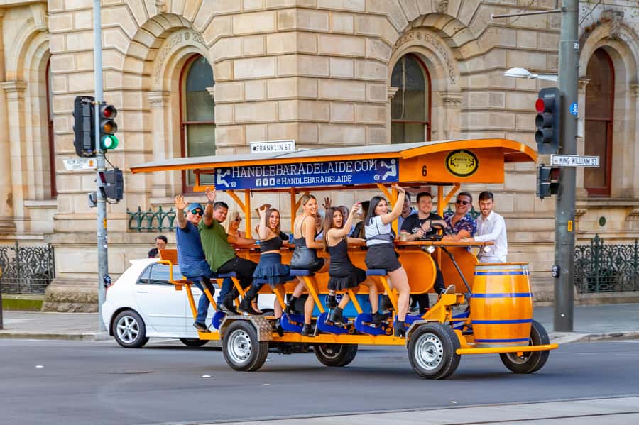 Adelaide: HandleBar Bike Tour with Pub Stops & Dinner Option - The 16-Person HandleBar Bike: Why Adelaide Feels Different