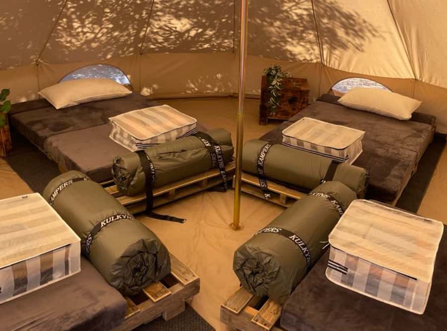 Adelaide: Kangaroo Island 2-Day Epic Wildlife Adventure - BBQ dinner and bell tents under the stars: the overnight that makes it feel real