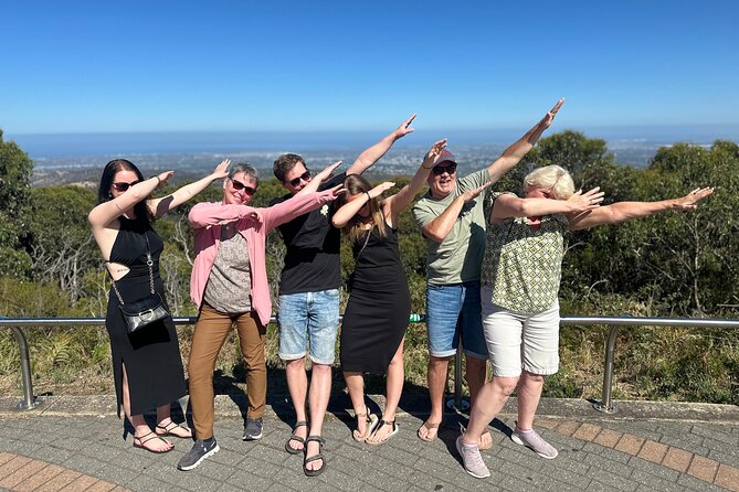 Best of SA, Hahndorf , Victor Harbor & d'arenberg 'Cube' Tour - Adelaide Views at Mount Lofty Summit: Quick, High-Reward Time