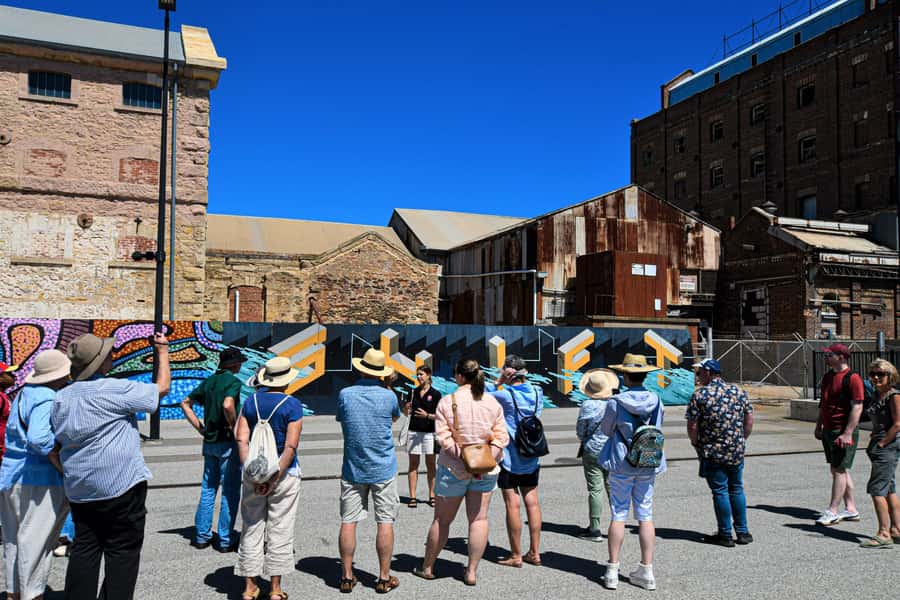 Port Adelaide: Walking Tour with Food Tasting & Drinks - Finding your starting point by the ferry loading dock