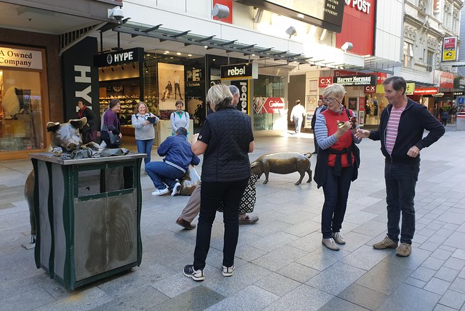 Private Adelaide Walking Tour - Stop 1: The Mall’s Balls Statue, Adelaide’s progressive city symbol