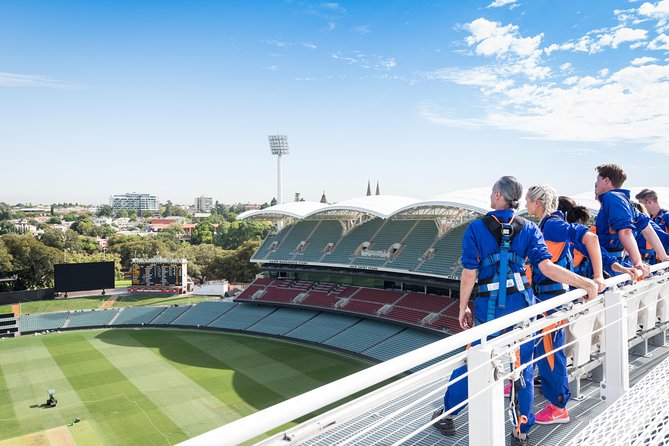 RoofClimb Adelaide Oval Experience - Stop 2: The Roof Climb Route Across the Western Stand