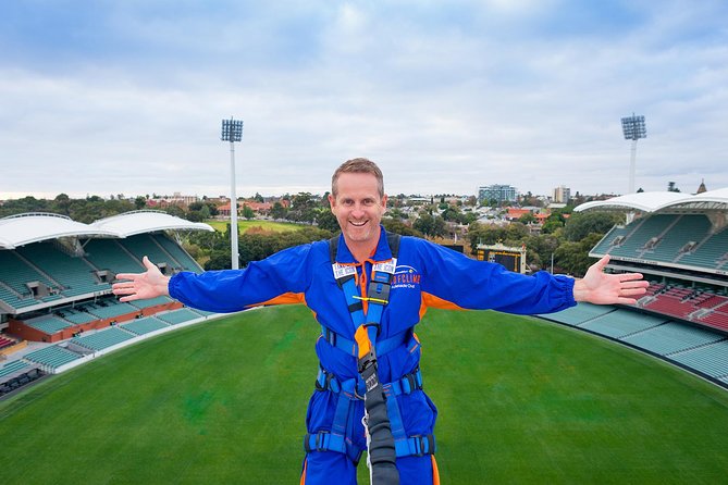 RoofClimb Adelaide Oval Experience - Stop 1: Adelaide Oval Meeting Point and Pre-Climb Setup