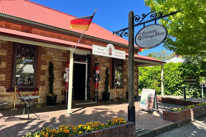Small Group Adelaide Hills and Hahndorf Hideaway Tour from Adelaide - Howard Vineyard wine tasting with garden views