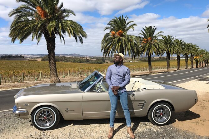 Ultimate Barossa Adventure Day Tour For 2 - Combined Mustang Convertible-Trike - Second half: the 1966 Mustang convertible ride in Barossa