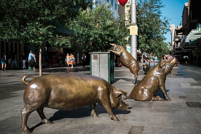 Welcome to Adelaide Walking Tour - Rundle Mall: shopping street, public art, and a $5 coffee option